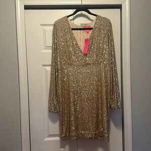 Lily Pulitzer Reagan Long Sleeve Sequin
